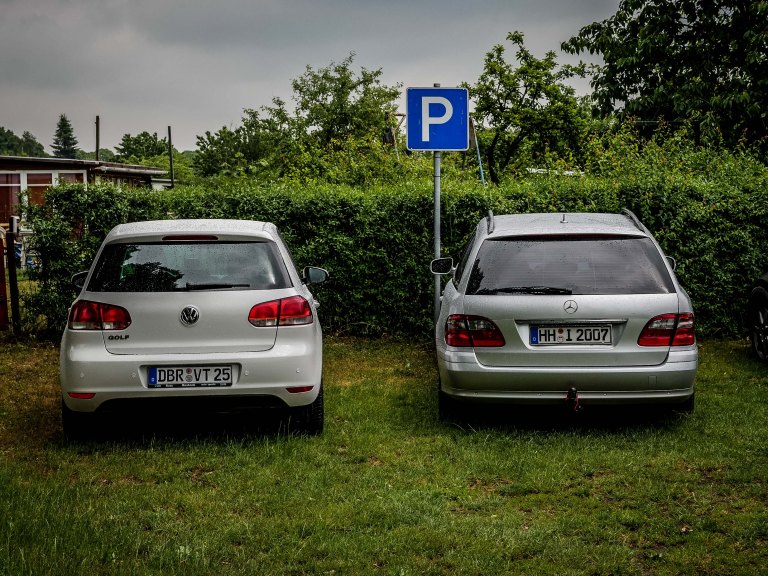 cars-germany-parking-grass