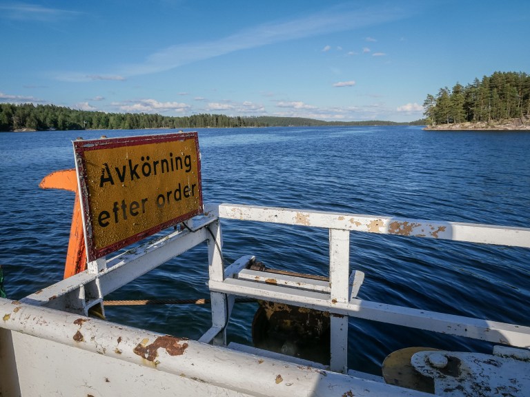 Sweden-lake-boat