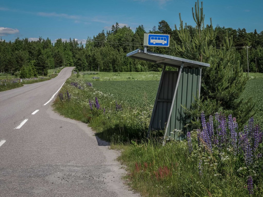 Finland-bus-stop